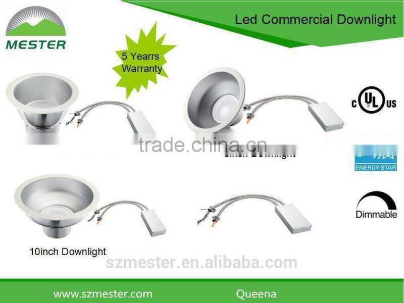 Made in china UL Energy star cob led downlight 30w recessed light