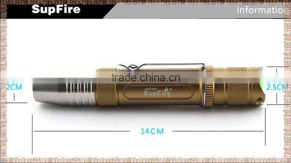 led torch mini aluminum flashlight