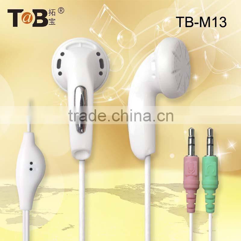 2015 Consumer electronic computer accessory free sample earphones with microphone for laptop computer