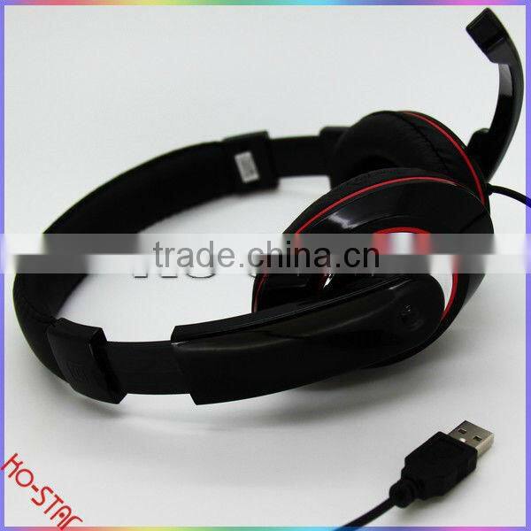 High Sound Quality Super Bass USB Stereo Headset for PC and gaming with 7.1 stereo sound
