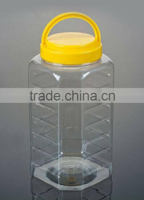 wholesale clear plastic square cookie jar