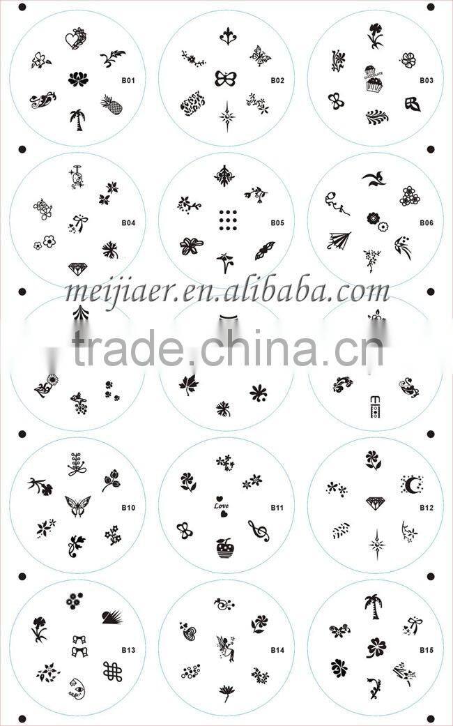 digital nail art palate printer flower printer