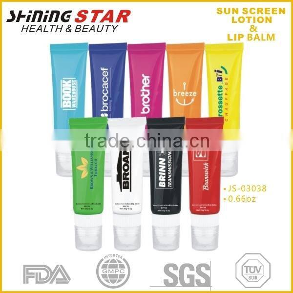 JS-03029 sunburn protection sunscreen and 62% alcohol based hand sanitizer spray combo