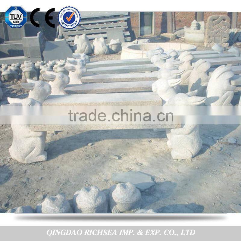 Garden stone tables and chair