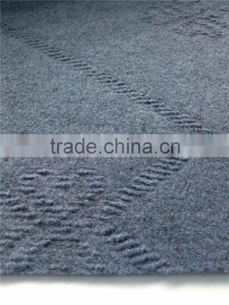 needle punch carpet with one color jacquard nonwoven