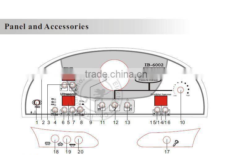 hotsale 3 in1 diamond microdermabrasion machine IB-6002