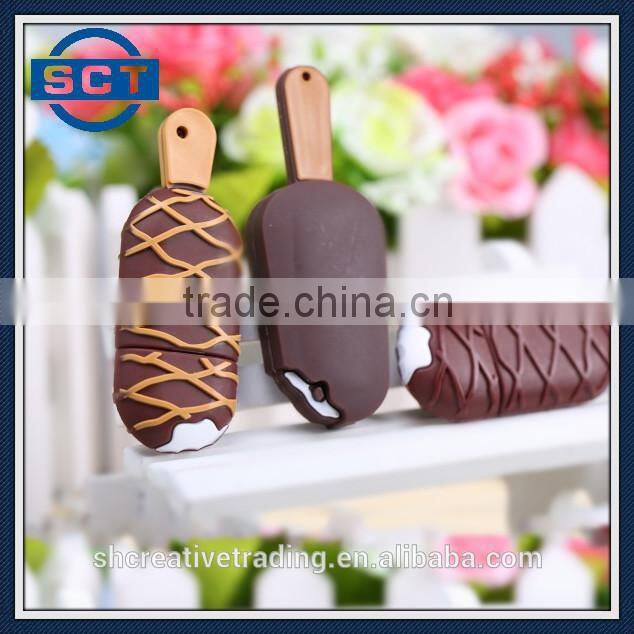 32GB/16GB/8GB Ice Cream Shape USB 2.0 High Speed Flash Drive U Disk Memory Stick USB Drive