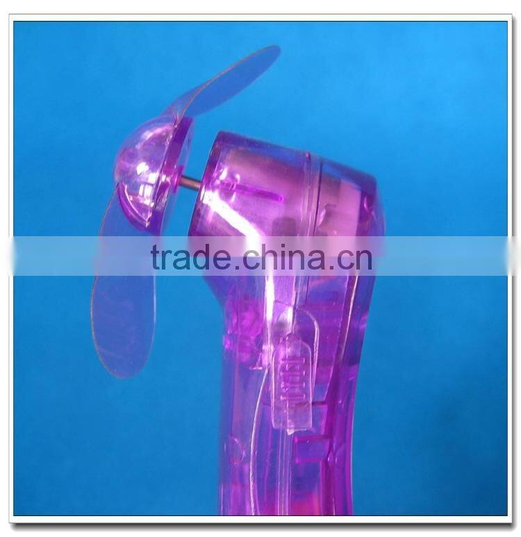 Mini portable battery operated fan