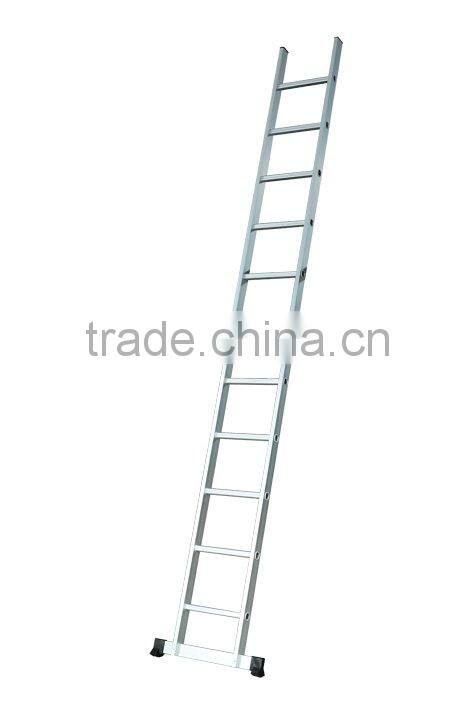 One-section step single straight aluminum ladder