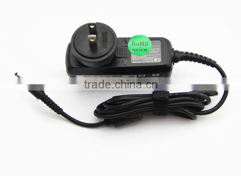 High quality 18W 12V ac dc adapter for tablet Acer Iconia Tab A500 A501 A100 A200 Tablet 12V 1.5A
