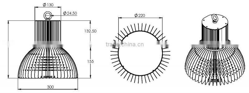 High Quality Shopping Mall 120W 150W 180W 200W led standing spot light