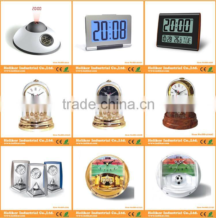 plastic pendulum table clock