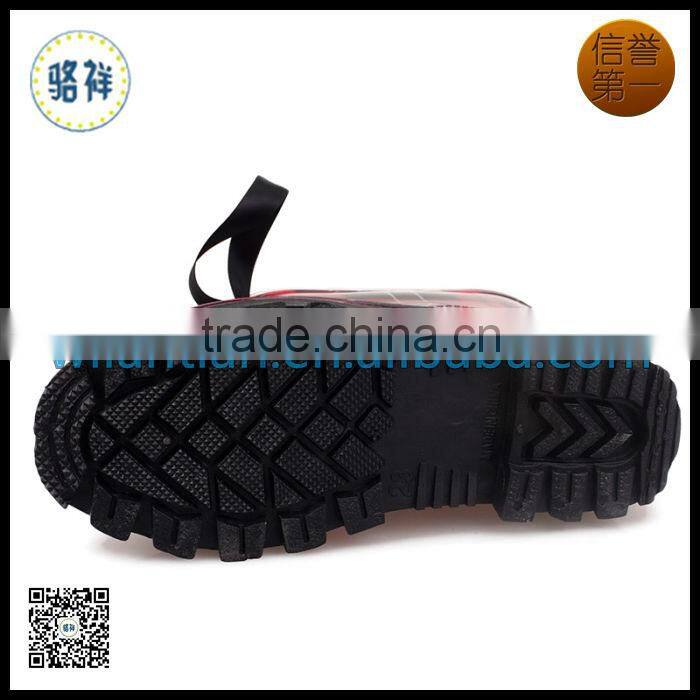 PVC transparent rain boots