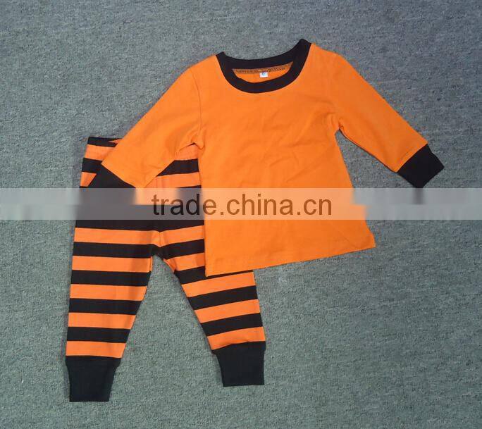 2015Children Clothing Set,Fashionable pink stripe pajama Design,Printed Kids Pajamas Set