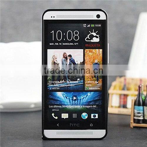 Ultra thin aluminum bumper mobile phone case for HTC one m7