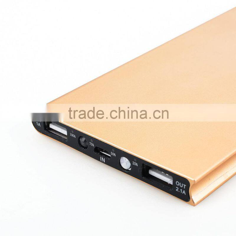 Mobile phone charger, portable mobile charger, 8000mAh portable phone charger