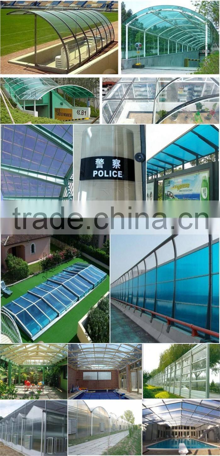 PLASTIC UV protection transparent polycarbonate plates