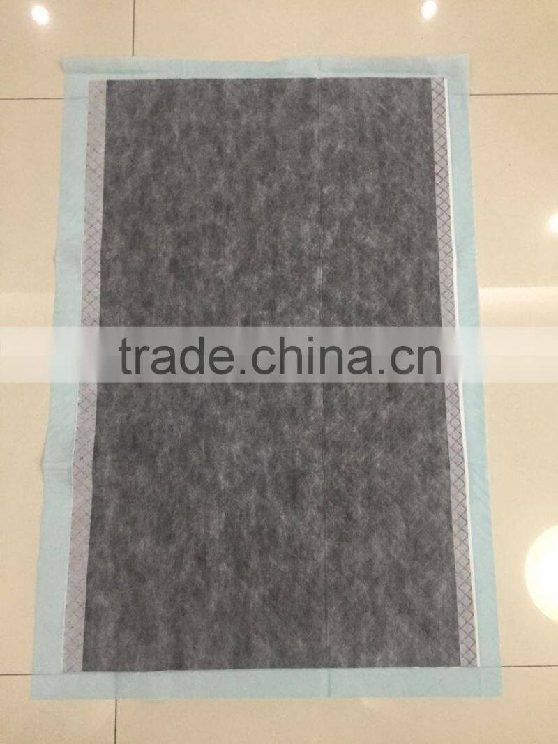 china supplier medical care underpads with super absorbent bamboo charcoal