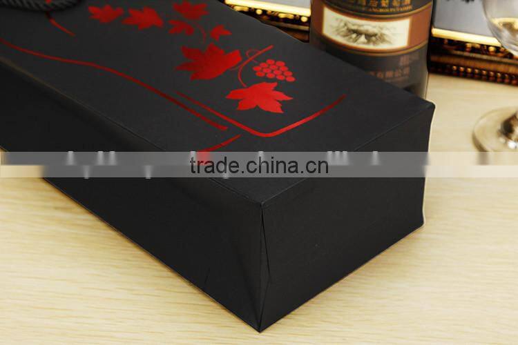 Corrugated Box Custom Design Luxury wine packaging bag in box