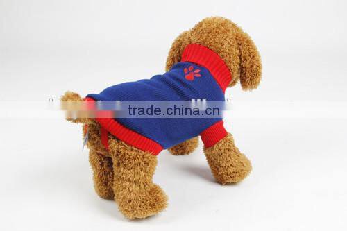 2015 wholesale Classic Pet dog bright in colour dog sweater