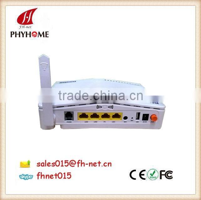 EPON ONU 2 Ethernet port +1VOIP/POTS compatible with huawei/zte OLT