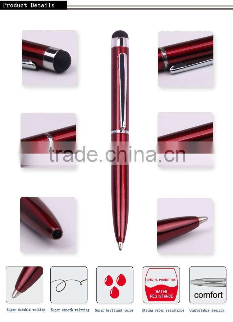 Customize twist mini metal stylus touch pen touch screen pen in high quality
