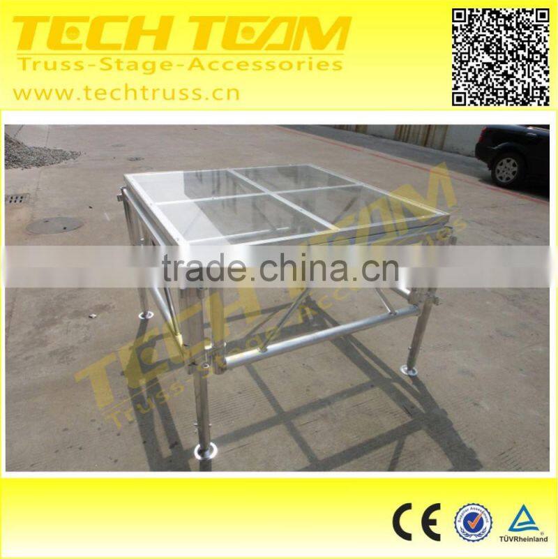 ST30-Stage Adjustable Acrylic Platform Stage