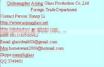 Ceramic silk screen printing glass