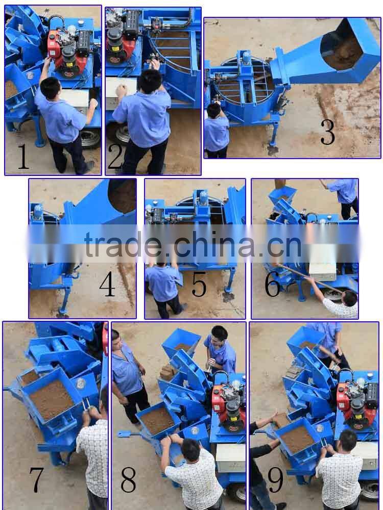 WT2-20M hot selling interlocking block machine/hydraulic pressing brick machine
