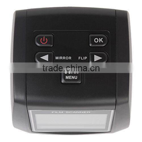 14Mp CMOS Sensor 2.4",Color Screen High Quality 35mm Film Scanner with SD Card Slot and 128MB Internal Memory