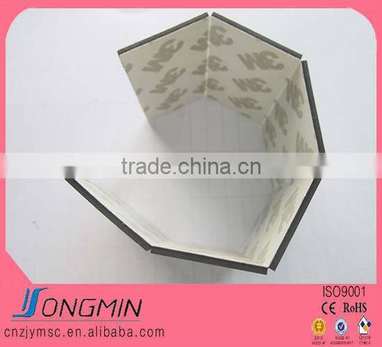 flexible rubber coated 3M tape magnetic sheet