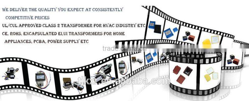CE, ROHS, VDE, UL PCB mounted encapsulated 9V ac transformer