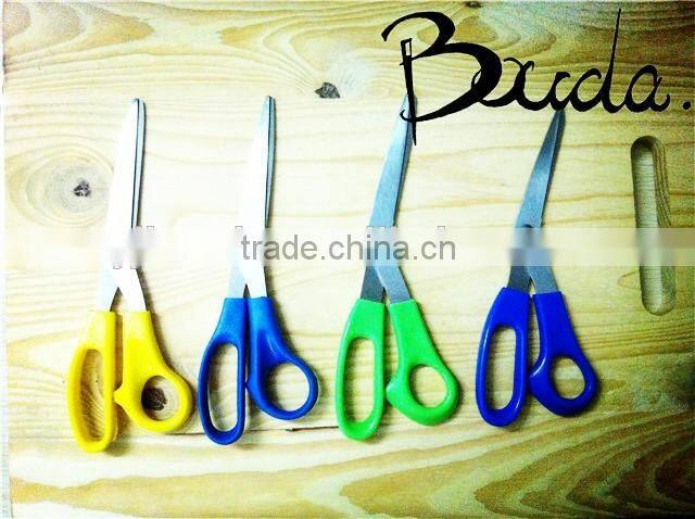 8" Popular cheap price office scissors with plastic handle BD-S1661