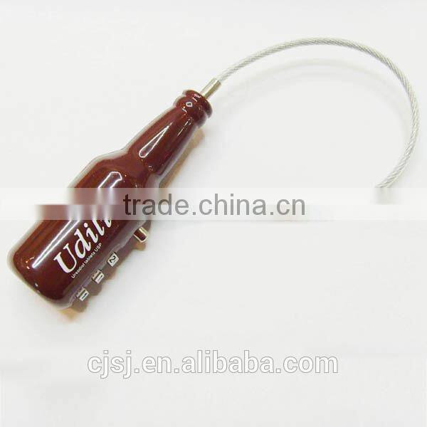 Factory Direct New Products Bottle Shape Combination Cable Locks