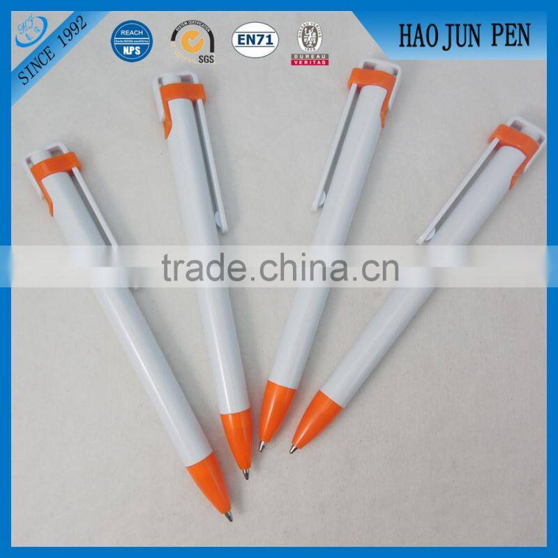 Hot Selling Instock Plastic Pen ,MOQ500pcs Click Ballpens For School & Office