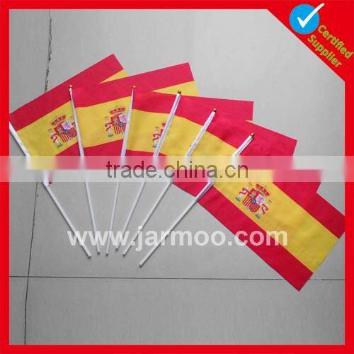 Factory direct sport game silk screen printing small international flags