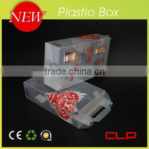 Hot sale transparent plastic packing box for comestic