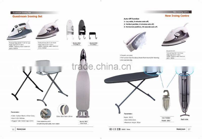 hotel Fire-proof Cover wall mounted folding ironing board
