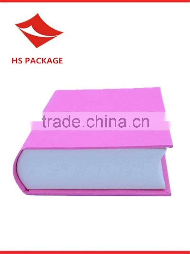 luxuy paper nested book shape box with magnet closure