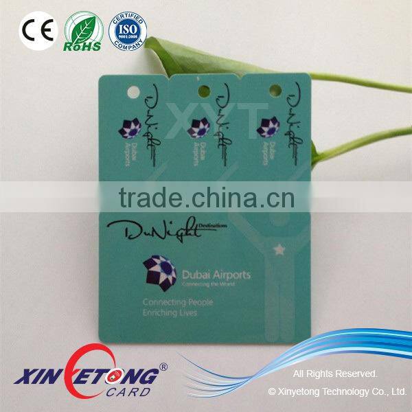 Printed Plastic Customized Keychain Combo PVC Cards With Qrcode