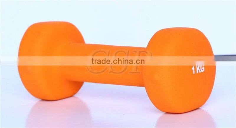 Cheap Rubber Hex Style Dumbbell for Home Fitness rubber coated female use with Trade Assurance