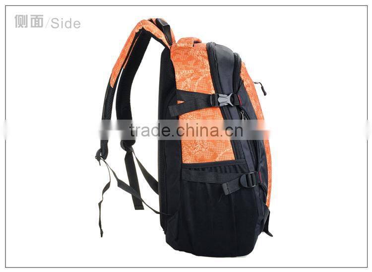 2014 multiple color selling nylon waterproof laptop backpack, outdoor adventure backpack in Guangzhou