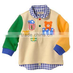2015 New Arrivals Korean Baby Shirts Boy Baby Wear