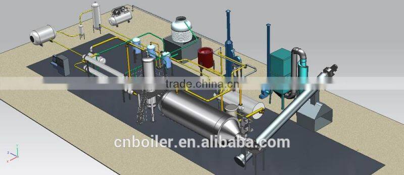 Semicontinuous pyrolysis system