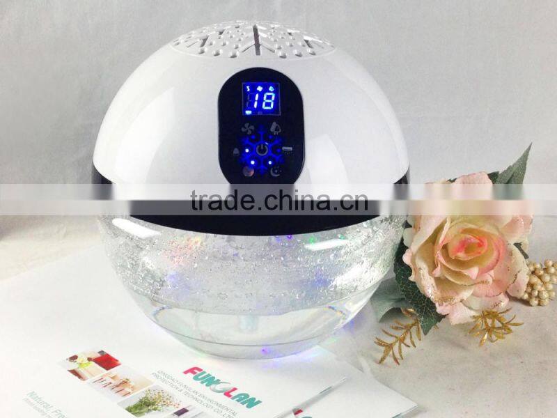 lighted water air purifier and freshener home appliance fresh air revitalizer