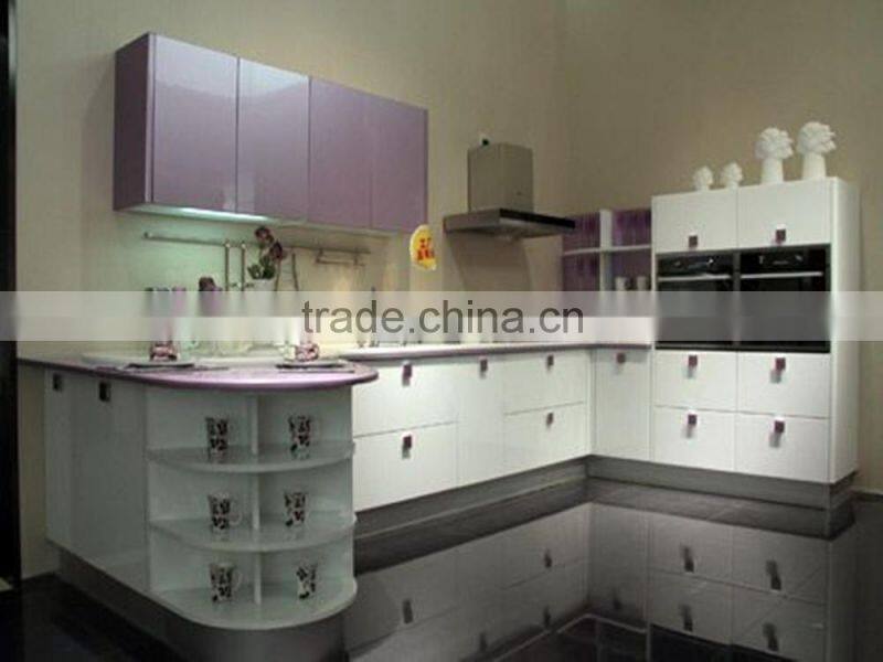 Customized prefab kitchen cabinet model