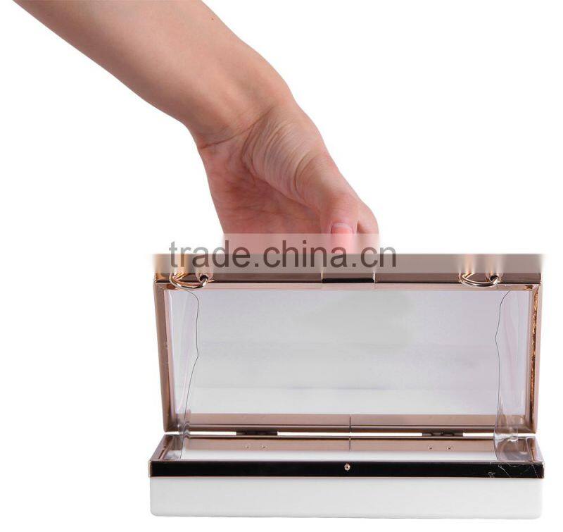 NOBLE LADIES FASHION CHAIN STRAP CROSS BODY A POCKER CLUTCH EVENING BAG