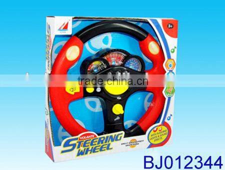 Battery operated baby toy BO musical light up yellow duck toy