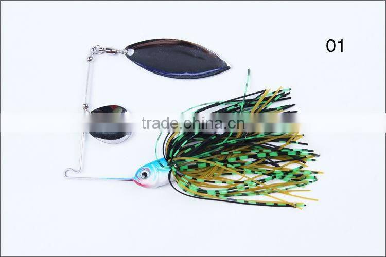 Metal Fishing Bait Ilure Fishing Skirt Tackle Metal Spinner Lure