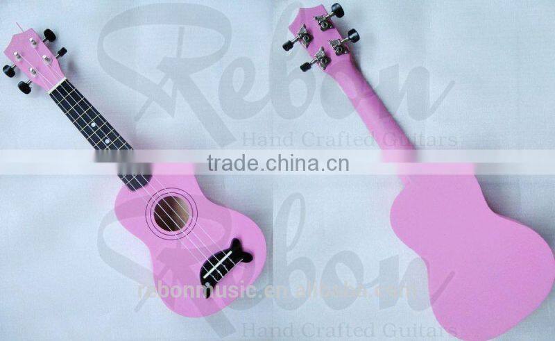 21 size pink colour ukulele
